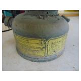 Coleman lanterns including early US military gas lantern