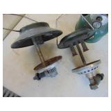 Coleman lanterns including early US military gas lantern