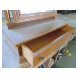 Dressing mirror with drawer