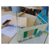 Vintage metal doll houses