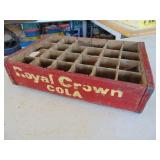 RC Cola wooden crate