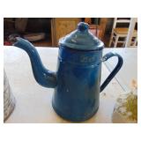 Enamelware Tea Pot flour sifter and More