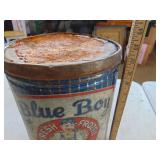 Large BLUE BOY Tin