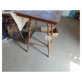 Oak Parlor Table - Needs TLC