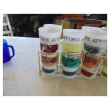 Selection of Frosted Glasses in Carrier