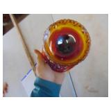 Carnival Glass Cake Stand Base