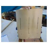 Selection of Vintage Coin Purses on Cardboard Advertisement