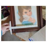 Framed Picture - Girl With Cat