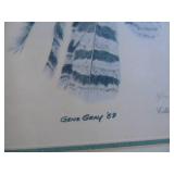 Framed Print - Owl - By Gene Gray - Signed and Numbered