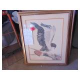 Framed Print - Hawk - By Gene Gray - Signed and Numbered