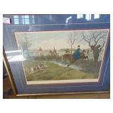 Pair of Framed Fox Hunting Prints