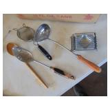 Vintage Kitchen Utensils and Cookie Cutters