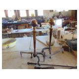 Pair of Brass Balled And Irons