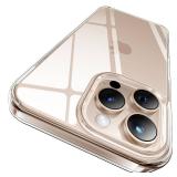 iPhone 16 Pro Max Case Crystal Clear, [Never Yellow Technology] [12FT Military-Grade Protection] Slim Thin Transparent Cover for iPhone 16 ProMax Phone Case 6.9 inch, Clear - Retail: $13