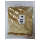 2 Pack 20x20 Pillow Cover Velvet Pillow Covers, Square Throw Pillow Covers for Living Room Decorations Throw Pillow Case, Throw Pillow Cover Cushion Cover for Home Sofa Bedroom Car, Gold - Retail: $10