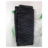 Black Striped Decorative Pillow Covers: 2 Pack 24x24 Inch Original Velvet Square Throw Pillow Cases for Farmhouse Couch - Retail: $26