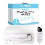 JJ CARE Massage Table Warmer 31x71', Digital 5 Heat Control Massage Bed Warmer Fleece Pad w/Detachable 12 FT Cord, Table Warmer Massage Therapy w/Overheat Protection, Massage Table Heating Pad - Retai