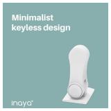 Child Proof Door Lever Lock, Baby Proofing Door Handle Lock, Minimalist Design, 3M Adhesive & No Drilling, Child Safety Door Handle Locks (2 Pack) - Retail: $10