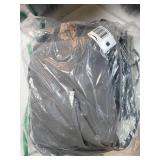 4 Pcs 4 Pcs Outdoor High Back Chair Cushion Covers (Not Includes Cushion) 44 x 21 x 4 Waterproof Patio Replacement Rocking Chair Slipcover Seat Pad Cover with Tie for Furniture (Dark Gray)