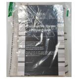 26x26 Decorative Farmhouse Linen Throw Pillow Covers, Boho Textured Pillow Case, Set of 2, Beige with White & Black Stripe Patchwork Cushion Cover for Sofa Couch Living Room (Cover ONLY) - Retail: $14