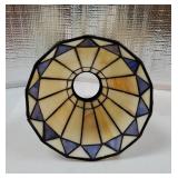 Tiffany Style Stained Glass Lampshade, Replacement Lamp Shades with Fan Light, Wall Lamp and Chandeliers, 5.5-Inches Dia - Retail: $30