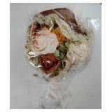 Yellow Sunflower Bridal Bouquet, Artificial Flowers Bridal Cascading Bouquets, Vintage Fall Wedding Bouquets for Wedding Ceremony and Anniversary