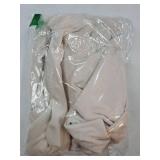 MIULEE 24x24 Inch Euro Sham Velvet Pillow Covers, Set of 2 Large Square Decorative Pillows -Cream White Super Soft for King Bed, Sofa, Couch, Accent Chairs with Hidden Zipper - Retail: $23