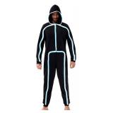 Spooktacular Creations Halloween Adult Glow in The Dark Costume, Unisex Led Costume for Halloween Party - Retail: $55