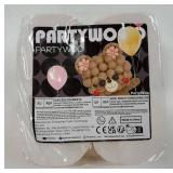 White Crepe Paper Streamers 4pcs 328ft Pack of Pearl White Crepe Paper Streamers for Wedding Graduation Baby Shower Engagement Anniversary Bachelorette Winter Birthday Party Decorations - Retail: $7