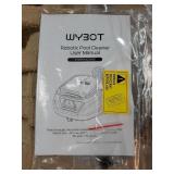WYBOT A1 Pool Vacuum for Above Ground Pool, Automatic Cordless Robotic Pool Cleaner with 120 Mins, Double Filters, LED Indicator, 2.5H Charging, Ideal for Plat Pools. VISIBLE USE.  POWERS ON. Missing 
