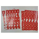 102 Pcs Sports Helmet Numbers Sticker 1.25 Inch Vinyl Helmet Numbers Decals Self Adhesive Hockey Stickers for Baseball, Hockey, Football, Lacrosse, Batting(Red) - Retail: $8