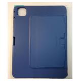 iPad Pro 11 Inch Case (M5/M4) 2025/2024, Vertical Stand Cover, Multi Stand Angles, Ultra-Stable Case with Pencil Holder, Flip Series, Blue - Retail: $33
