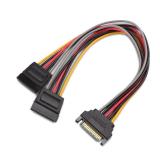 Cable Matters 3-Pack 15 Pin SATA Power Splitter Cable - 8 Inches, SATA Power Y-Splitter Cable - Retail: $9
