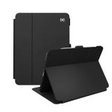 Speck New iPad Pro 11 Inch Case (2024 Model, 5th Gen) - with Pencil Holder, Drop & Camera Protection, Slim Multi Range Stand, Balance Folio, No Auto/Sleep Wake Function - Black/Black/White - Retail: $