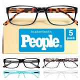 Gaoye Professional Reading Glasses for All Day - Computer Readers with Blue Light Protection - Value Pack - Retail: $12
