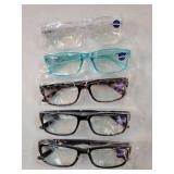 Gaoye Professional Reading Glasses for All Day - Computer Readers with Blue Light Protection - Value Pack - Retail: $12