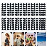 Photo Corners Self Adhesive Photo Corners for Scrapbooking and Stamping Supplies DIY Scrapbook Stickers Album Diary Personal Journal Diary Organizer(Black) - Retail: $10