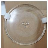 12 Microwave Glass Plate Replacement Fits for Whirlpool - W10337247 W11367904 Microwave Round Glass Plate for 1.5 & 1.7 Cubic Foot Microwaves - Retail: $19'