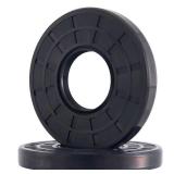 2PCS Oil Seal, Lip Seals, TC 32mm x 62mm x 12mm, Nitrile Rubber Double Lip Spring-Loaded Oil Shaft Seal, Designed for Bearing Shaft, Black