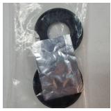 2PCS Oil Seal, Lip Seals, TC 32mm x 62mm x 12mm, Nitrile Rubber Double Lip Spring-Loaded Oil Shaft Seal, Designed for Bearing Shaft, Black