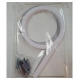 8 Inch Large House Numbers for Outside, Zinc Alloy Address Numbers with Durable Stain-Resistant White Stone Powder Coating, Heavy-Duty Door Numbers for Home or Business (Number 6,Matte White) - Retail