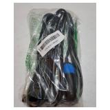 12V/24V DC Power Cord for Car Refrigerator, 11.5FT 14AWG Heavy Duty Cable Built-in Fuse with Secure Plug Compatible with Alpicool/BougeRV/Dometic/Setpower/JoyTutus Portable Freezer Fridge