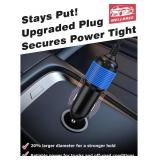 12V/24V DC Power Cord for Car Refrigerator, 11.5FT 14AWG Heavy Duty Cable Built-in Fuse with Secure Plug Compatible with Alpicool/BougeRV/Dometic/Setpower/JoyTutus Portable Freezer Fridge