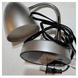 LED Desk Lamp, Flexible Gooseneck with Table lamp, 3.5W 240LM 4000K Cool White Study Lamps for Bedroom and Office, Eye Protection, ETL Listed Silver - Retail: $19