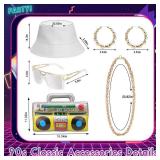 Women Hoodies Jumpsuit Set, 80s 90s Neon Costume Tracksuit Outfit One Piece Windbreaker Jacket Rapper Suit(Pink-C-S) - Retail: $44