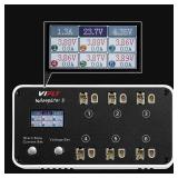 V3 6 Ports 1S LiPo Battery Storage Charger and Discharger with LCD Display Tiny Whoop Charger with PH2.0 and BT2.0 Connectors - Retail: $33