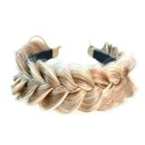 Braided Headband With Tooth Wide Braid Messy Hair Hoop Women Fashion Hair Accessories - Retail: $13