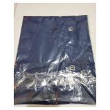 Waterproof Fabric Shower Curtain Liner - Soft & Light-Weight Cloth Shower Liner, 3 Bottom Magnets, Hotel Quality & Machine Washable - Standard Size 72x72, Navy Blue - Retail: $12