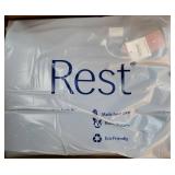 REST Evercool Cooling Comforter, Twin/Twin XL, Blanket for Hot Sleepers, All Season Bedding to Keep Cool for Night Sweats, Breathable Lightweight Blanket, 68x90' Inches, Midnight Blue - Retail: $149'