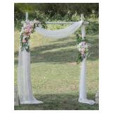 Wedding Arch Flowers, Artificial Flowers for Decoration, Large Flower Swag for Boho Styles Wedding Ceremony Floral Decor - Retail: $70